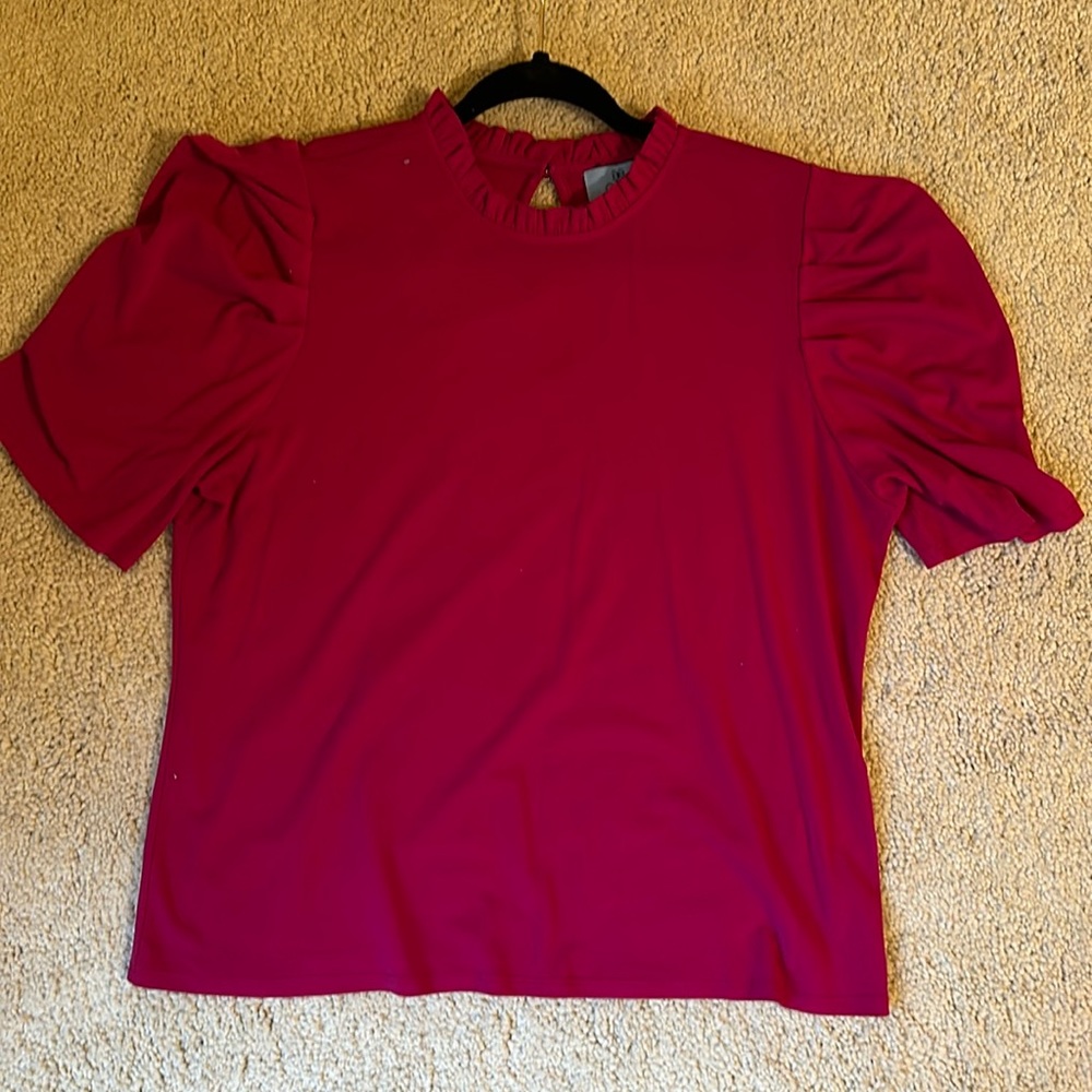 Cute pink work top!